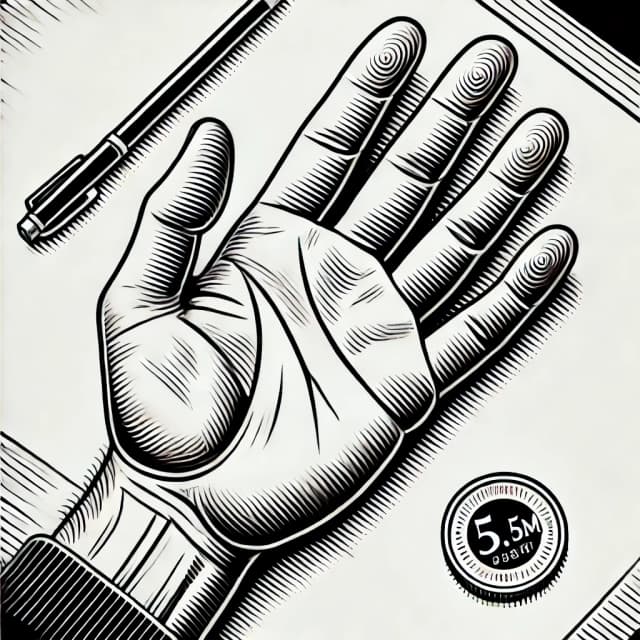 Exemple de photo de la paume